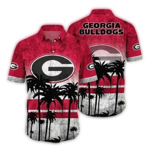 Georgia Bulldogs Coconut Vintage Hawaiian Shirt