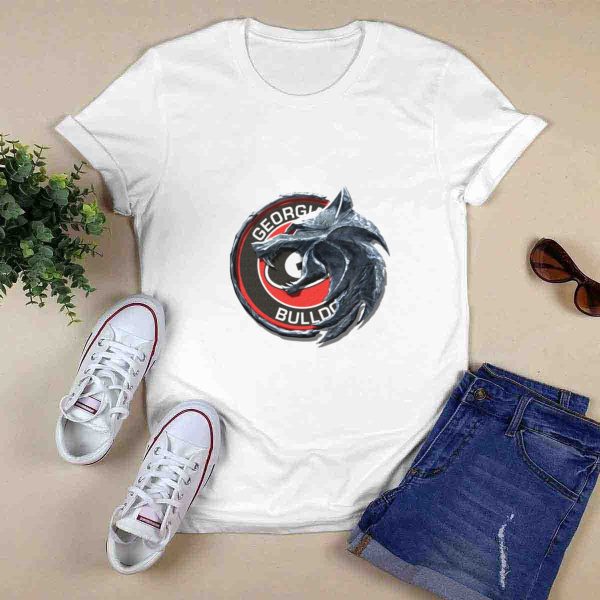 Georgia Bulldogs Fantasy Dragon Emblem Cht1Twnc2008 T Shirt 0