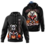 Georgia Bulldogs Fear The Dawgs Go Dawgs All-Over Print Hoodie