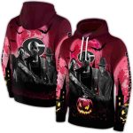 Georgia Bulldogs Friends Horror Halloween Vibes All-Over Print Hoodie