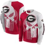 Georgia Bulldogs Graphic Punisher All-Over Print Sweatshirt