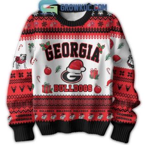 Georgia Bulldogs Have A Georgia Christmas Football Ugly Sweater