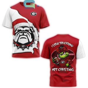 Georgia Bulldogs I Steal Touchdown Not Christmas Grinch Fan All-Over Print T-Shirt