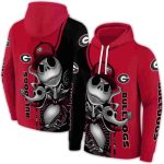 Georgia Bulldogs Jack Skellington And Zero All-Over Print Hoodie