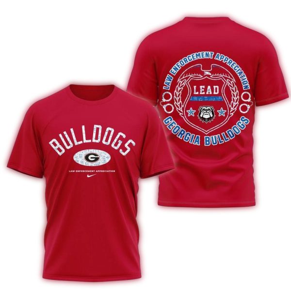 Georgia Bulldogs Law Appreciation Day 3D Shirt 1
