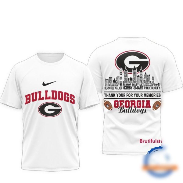 Georgia Bulldogs Legends of the Game 3D Shirt 1