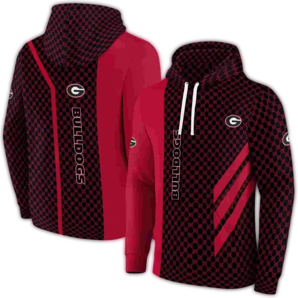 Georgia-Bulldogs-Monogram-Pattern-AOP-Hoodie-1 Georgia Bulldogs Monogram Pattern AOP Hoodie 1