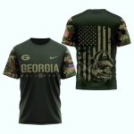 Georgia Bulldogs Ncaa Freedom Under Armour 3D Shirt
