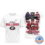 Georgia Bulldogs Ncaa Graphic Player One Nation Under God 3D Shirt