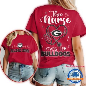 Georgia Bulldogs Nurse Appreciation Month Unisex 3D Shirt