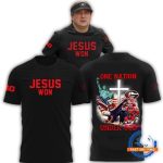 Georgia Bulldogs One Nation Under God Jesus Won T Shirt