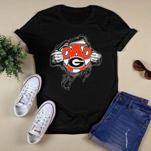 Georgia Bulldogs Super Dad T Shirt