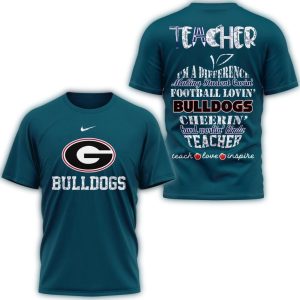 Georgia Bulldogs Teacher Pride 2025 Unisex 3D Shirt