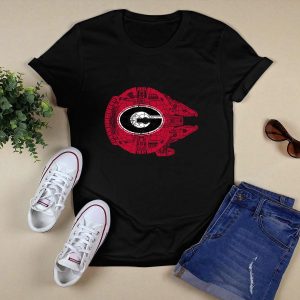 Georgia Bulldogs The Millennium Falcon Star Wars T Shirt