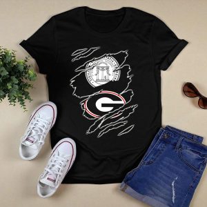Georgia Bulldogs University Of Georgia Seal T Shirt