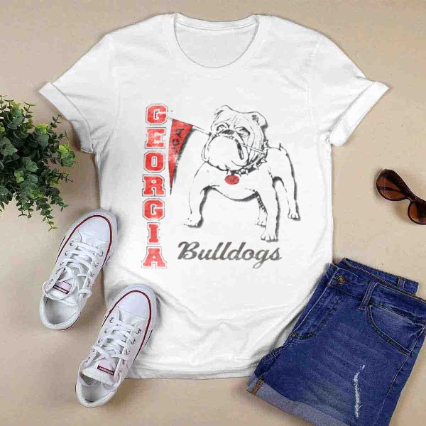 Georgia Bulldogs Vintage 47 Franklin Phase Out Retro Graphics T Shirt 0