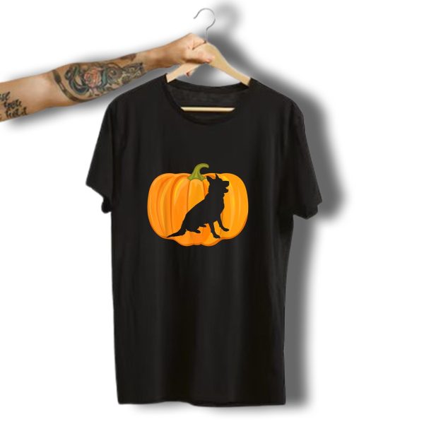 German Shepherd Dog Halloween Pumpkin Women Owners T Shirt t shirt 1