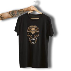 German Shepherd Dog Skull Halloween Funny Costume T-Shirt