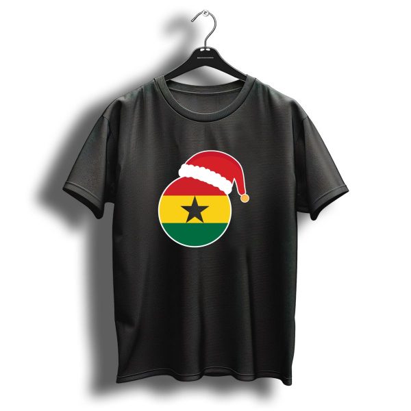 Ghana Flag Santa Hat Christmas Celebration T Shirt 1 t shirt 1