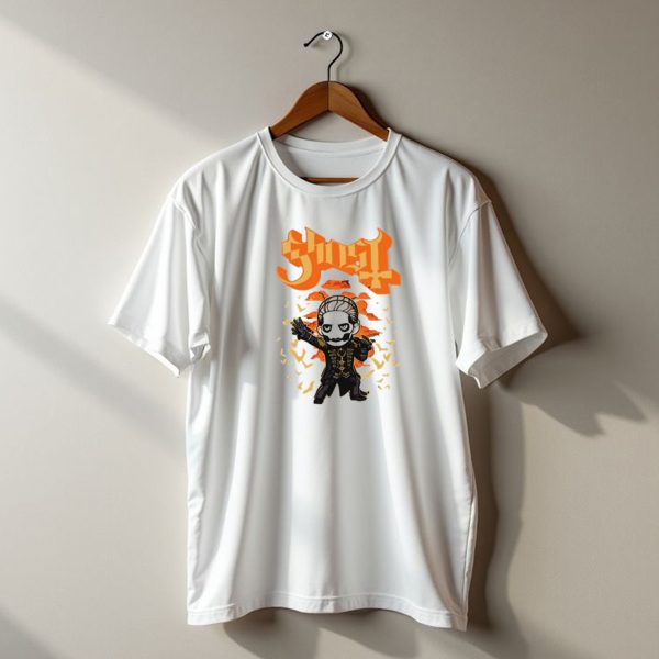 Ghost Band Orange Bat Character Halloween T Shirt t shirt 1
