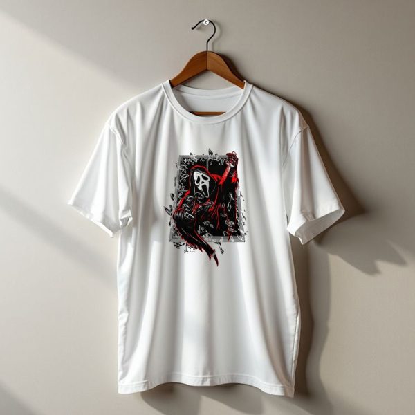 Ghost Face Breaking Through Window Halloween T Shirt t shirt 1