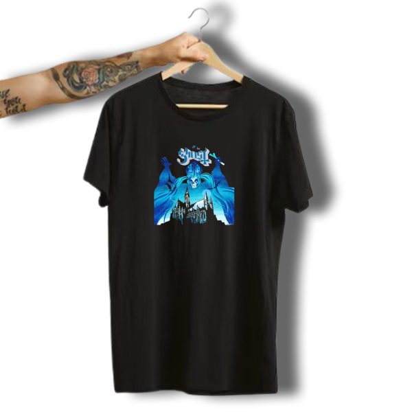 Ghost Miku Halloween Spooky Cathedral Scene T Shirt t shirt 1 1
