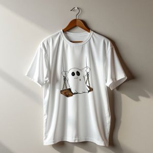 Ghost On A Swing Halloween With Bandage T-Shirt