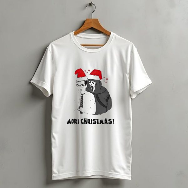 Ghostface Mori Christmas Santa Hats And Hearts T Shirt 1 t shirt 1