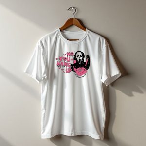 Ghostface Telephone Scene No You Hang Up Halloween T-Shirt