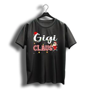 Gigi Claus Santa Hat Christmas Ornaments Snowflakes T-Shirt