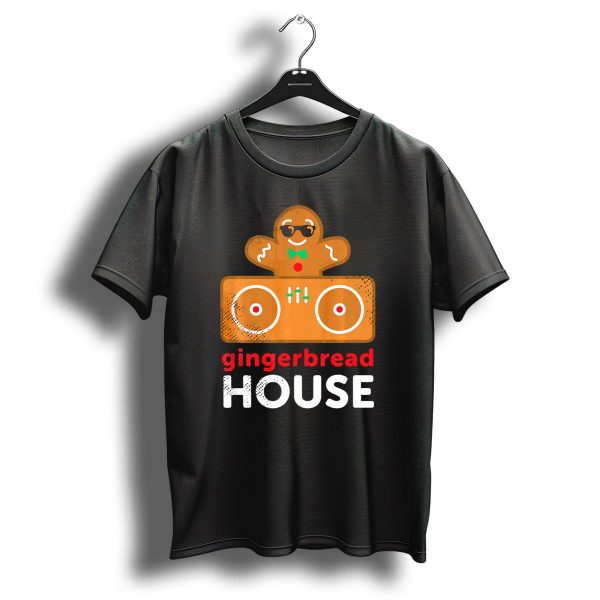 Gingerbread House Christmas Dj Gingerbread T Shirt 1 t shirt 1