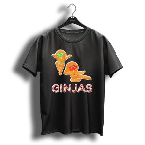 Ginjas Gingerbread Ninja Christmas T-Shirt