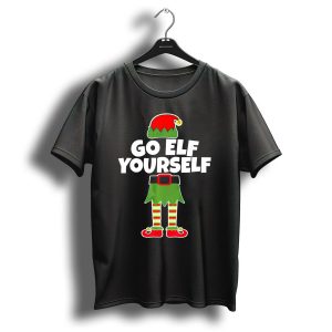 Go Elf Yourself Christmas Elf Outfit Humor T-Shirt