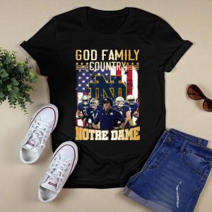 God Family Country Notre Dame Fighting Irish Shirt