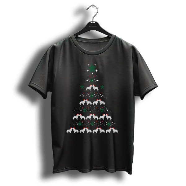 Golden Retriever Christmas Tree Santa Hat Snowflake T Shirt 1 t shirt 1