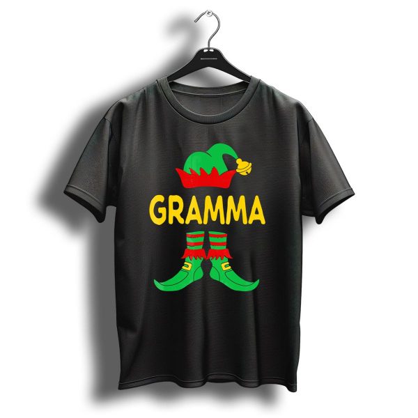 Gramma Elf Christmas Family Matching Outfit Holiday T Shirt 1 t shirt 1