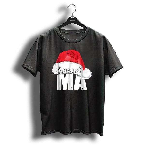 Grandma Christmas Santa Hat Family T Shirt 1 t shirt 1
