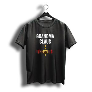 Grandma Claus Santa Belt Christmas T-Shirt