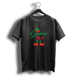 Grandma Elf Christmas Family Matching Group Holiday T-Shirt