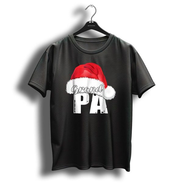 Grandpa Christmas Santa Hat Family Matching T Shirt 1 t shirt 1