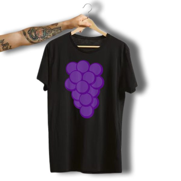 Grapes Funny Fruit Red Wine Halloween Drinking Costume T Shirt t shirt 1