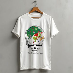 Grateful Dead Grinch Stealie Steal Your Christmas 2024 Holiday T-Shirt
