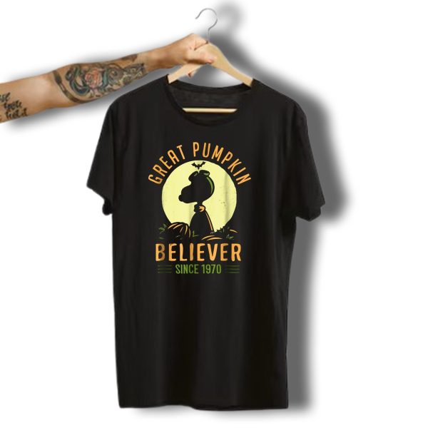 Great Pumpkin Believer Since 1970 Peanuts Halloween T Shirt t shirt 1