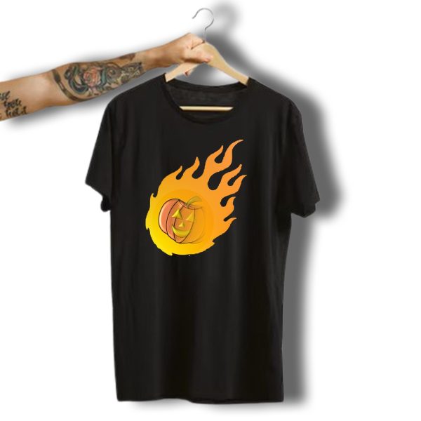 Great Pumpkin Fireball Halloween T Shirt t shirt 1