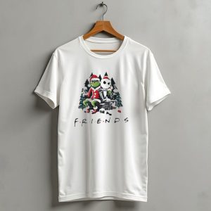 Grinch And Jack Skellington Christmas Friends T-Shirt