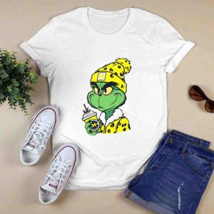 Grinch Boujee Michigan Wolverines M Logo Winter Outfit Coffee Cup T-Shirt