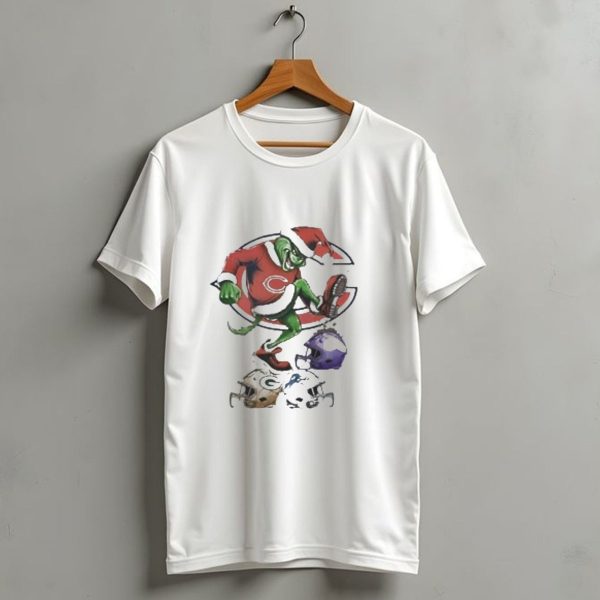 Grinch Christmas Chicago Bears Crush Nfc North Rivals Helmets T Shirt 1 t shirt 1