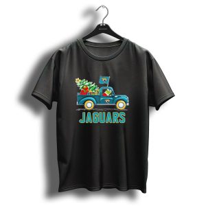 Grinch Christmas Truck Jacksonville Jaguars Holiday T-Shirt