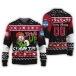 Grinch Drink Up Christmas With Alabama Crimson Tide Ugly Sweater