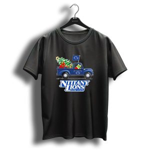 Grinch Driving Christmas Truck Nittany Lions Penn State T-Shirt